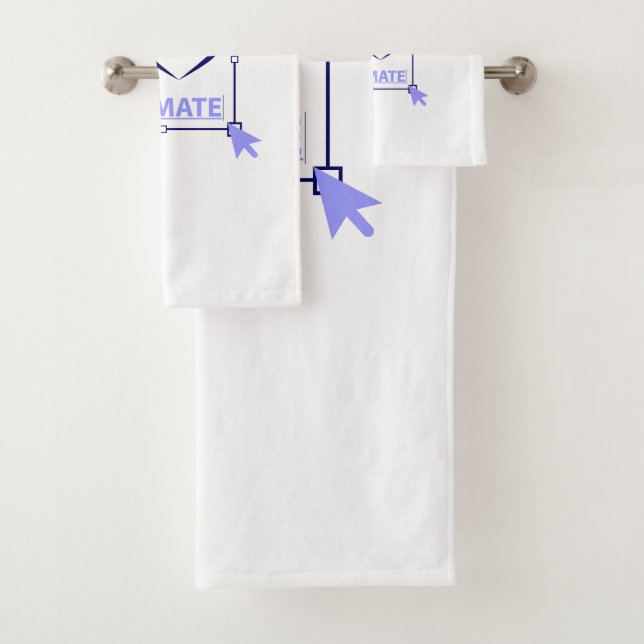 I Love Animate Bath Towel Set (Insitu)