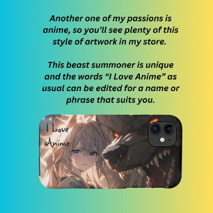 I Love Anime Case-Mate iPhone Case