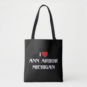 I Love Ann Arbor, Michigan Tote Bag