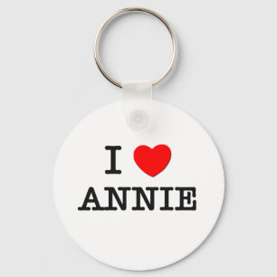 I Love Annie Key Ring