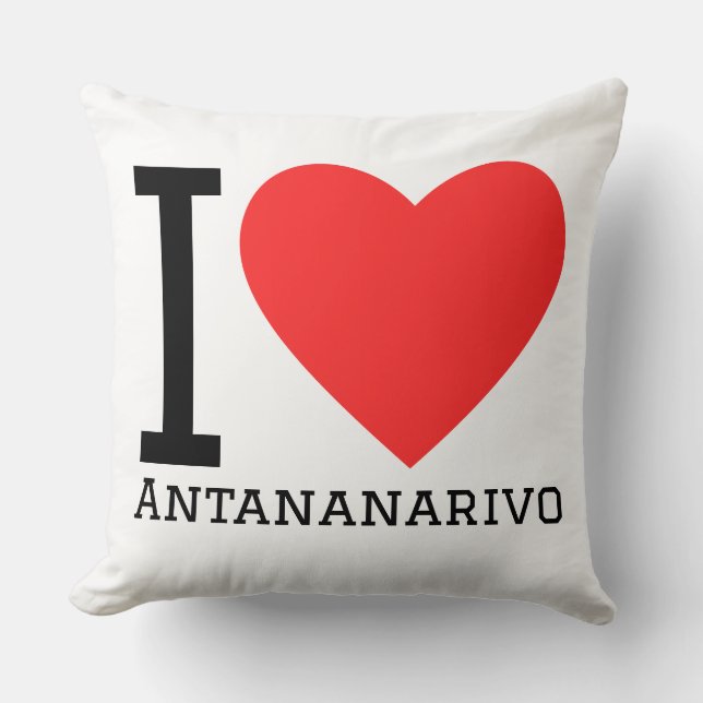 I love antanarivo cushion (Front)
