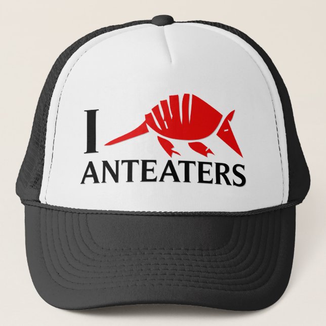 I Love Anteaters Trucker Hat (Front)