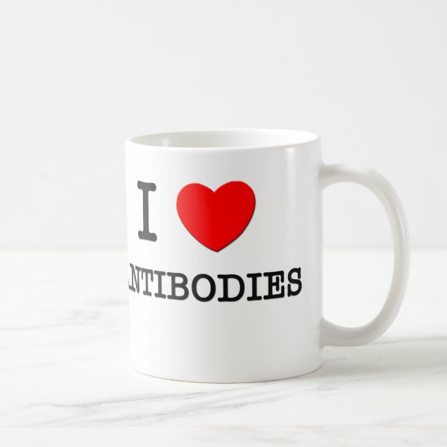 I Love Antibodies Coffee Mug (Right)