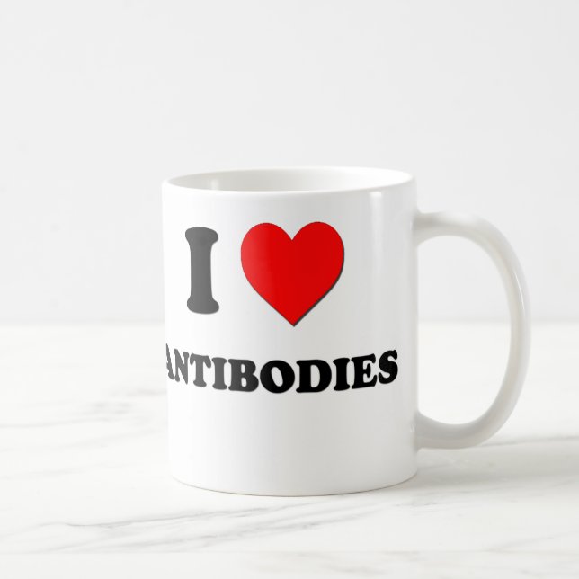 I Love Antibodies Coffee Mug (Right)
