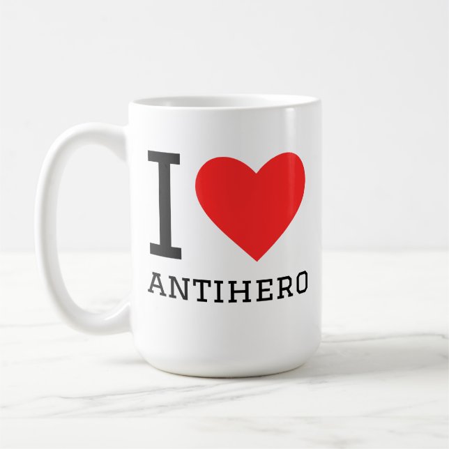 I love antihero coffee mug (Left)