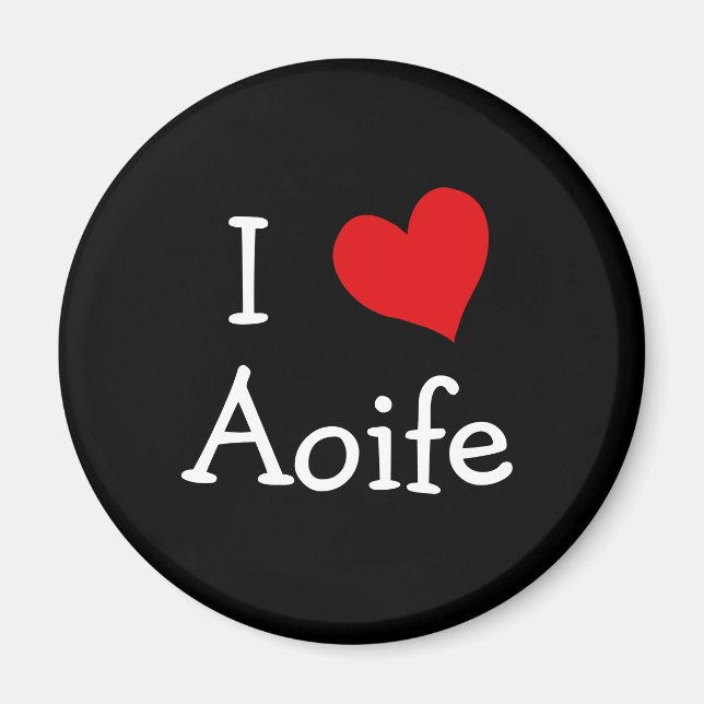 I Love Aoife Magnet (Front)
