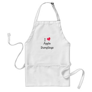 I Love Apple Dumplings Standard Apron