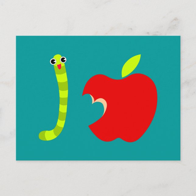 I Love Apple Postcard (Front)
