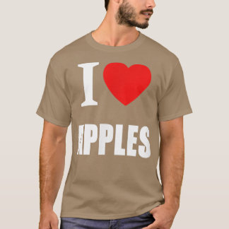I Love Apples For Men Women And Students Vegetaria T-Shirt