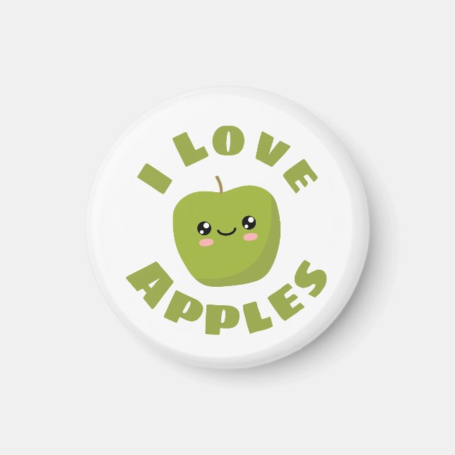 I love Apples Magnet (Front)