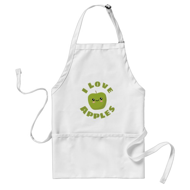 I love Apples Standard Apron (Front)
