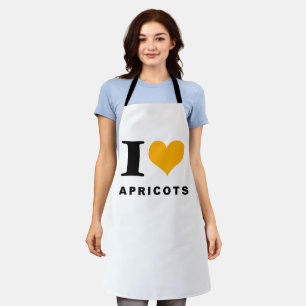 I love apricots apron