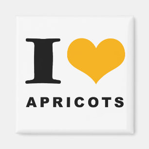 I love apricots magnet
