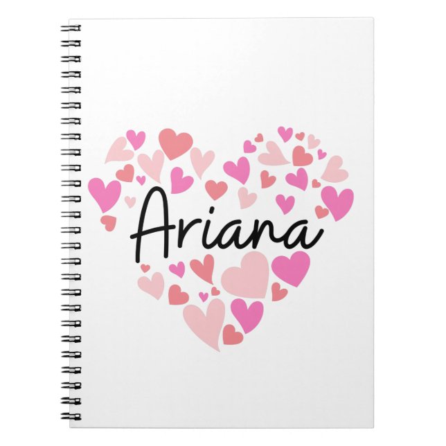 I love Ariana Notebook (Front)