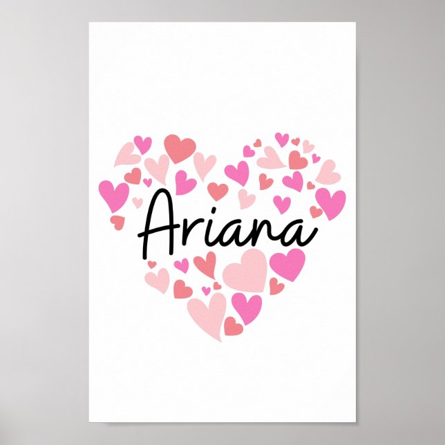 I love Ariana Poster (Front)