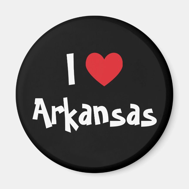 I Love Arkansas Magnet (Front)