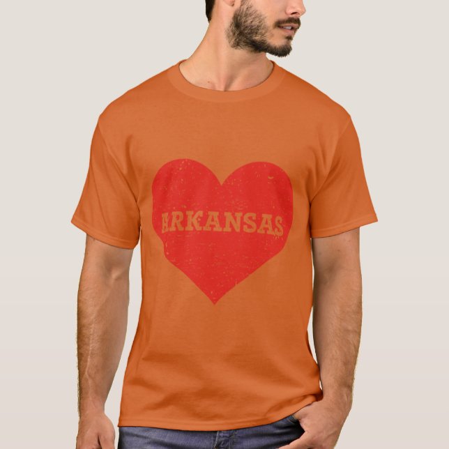 I Love Arkansas T-Shirt (Front)