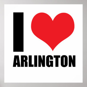 I love Arlington Poster