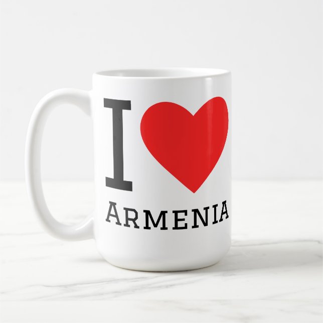 I love Armenia  Coffee Mug (Left)