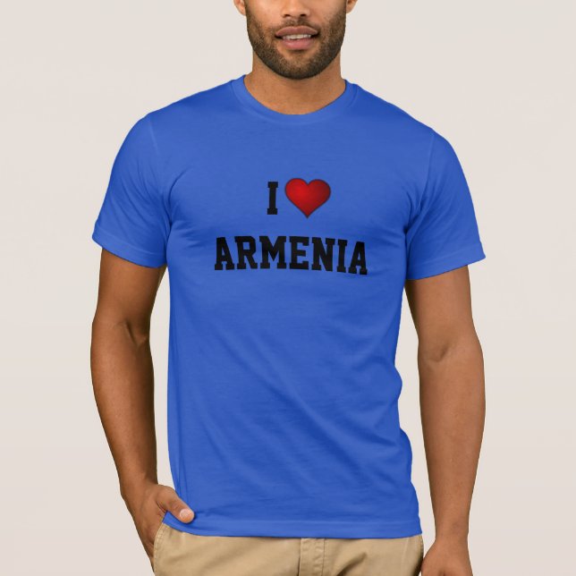I LOVE ARMENIA T-Shirt (Front)