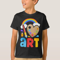 I Love Art Artist Painter Colourful Painting Gifts