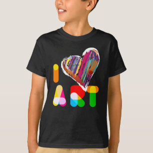 I Love Art Artists Creative Art T-Shirt