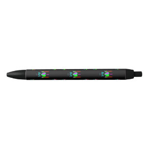 I Love Art Black Trim Pen