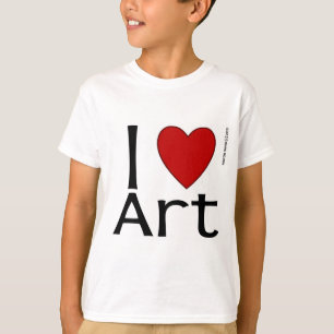 I Love Art T-Shirt