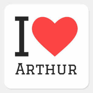 I love arthur square sticker