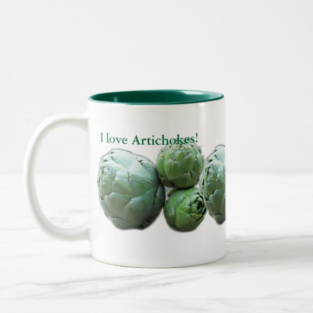 I love Artichokes - Mug (Left)