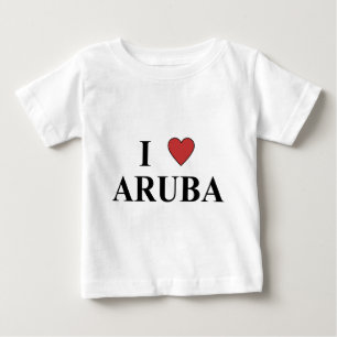 I Love Aruba Baby T-Shirt