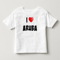 "I Love Aruba" custom designed clothing