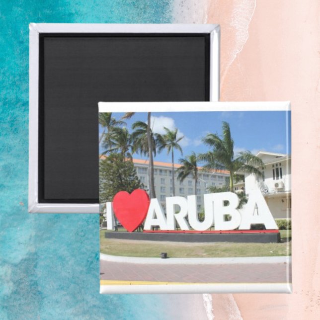 I love Aruba - One happy Island Magnet (Creator Uploaded)