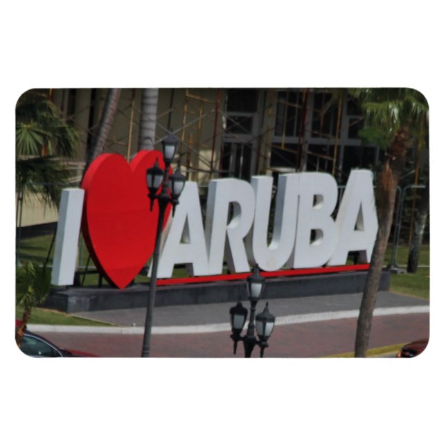 "I Love Aruba", Photography, Magnet (Horizontal)