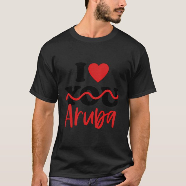 I Love Aruba T-Shirt (Front)