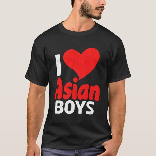 I Love Asian T-Shirt (Front)