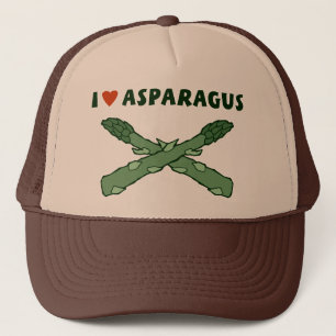 I Love Asparagus Trucker Hat