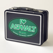 I Love Asphalt Classic Metal Lunchbox