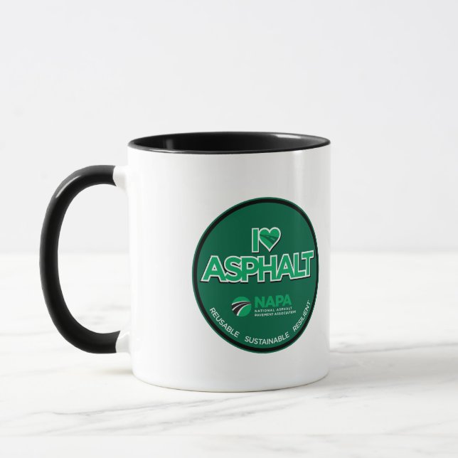 I Love Asphalt Mug (Left)