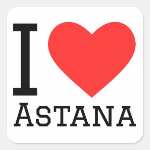 I love astana square sticker