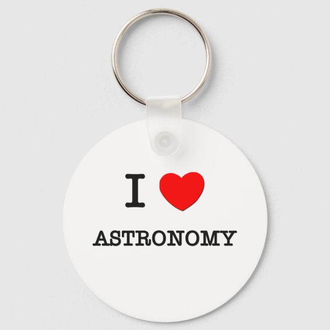 I LOVE ASTRONOMY KEY RING (Front)