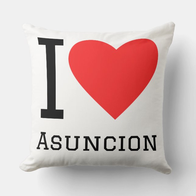 I love Asunción  Cushion (Front)