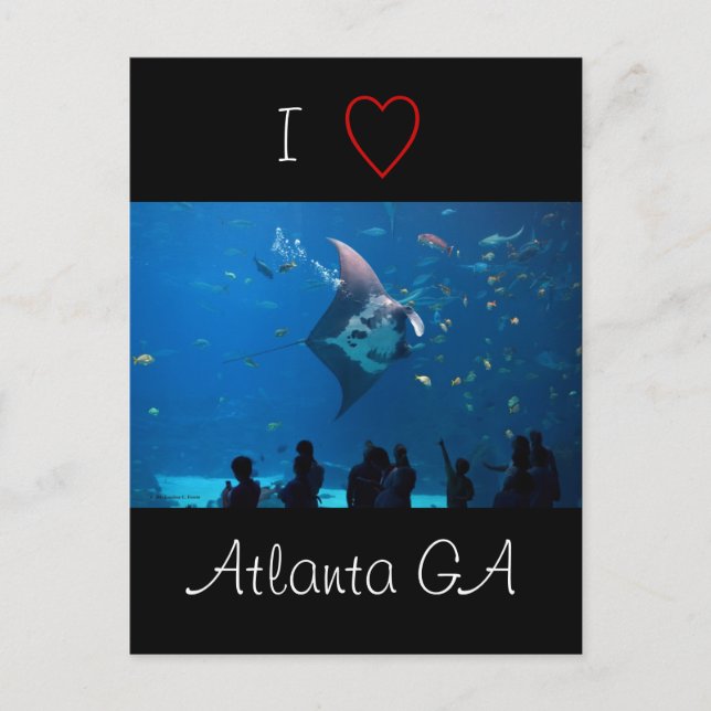 I Love Atlanta Postcard (Front)