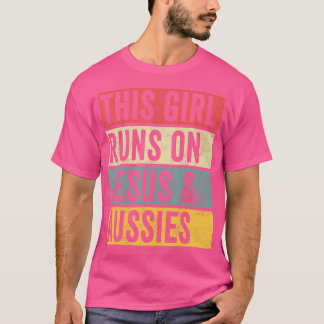 I Love Aussies T Jesus Dogs And Aussies Australian T-Shirt