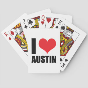 I love Austin Playing Cards