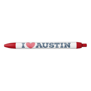 I Love Austin Texas Pen
