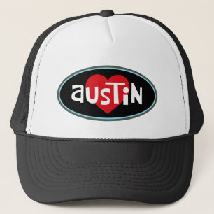I Love Austin Trucker Hat