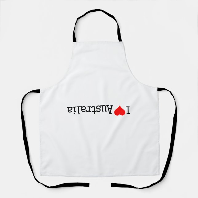 I Love Australia Apron (Front)