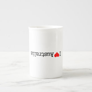 I Love Australia Bone China Mug