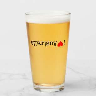I Love Australia Glass